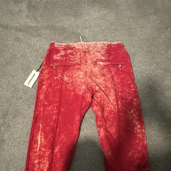 Cotton Citizen Men L Cobain Sweats Joggers Pants Vintage Red NWT - Picture 4 of 9